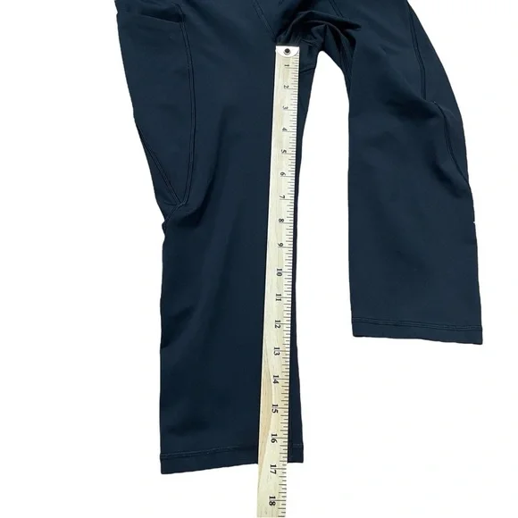 Lululemon Break Free Crop Nulux 17" Leggings Black Size 4 Running Gym Sports - Picture 14 of 16